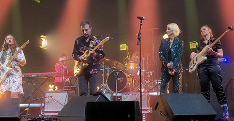Nina Attal Electric Ladyland with Thomas Naïm live in Saint Etienne on October 10, 2024 picture from the video